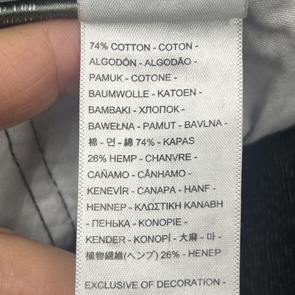 Levi’s 501 Original Button Fly Big E Black Denim Selvedge Men's 32x32 Jeans - Picture 9 of 16